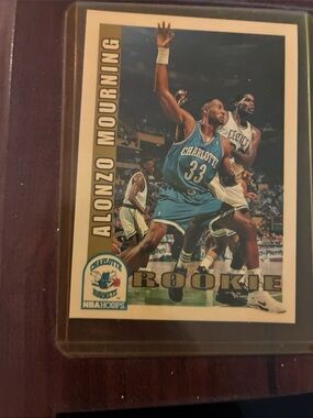 Alonzo Mourning Rookie Card - Blue Jersey